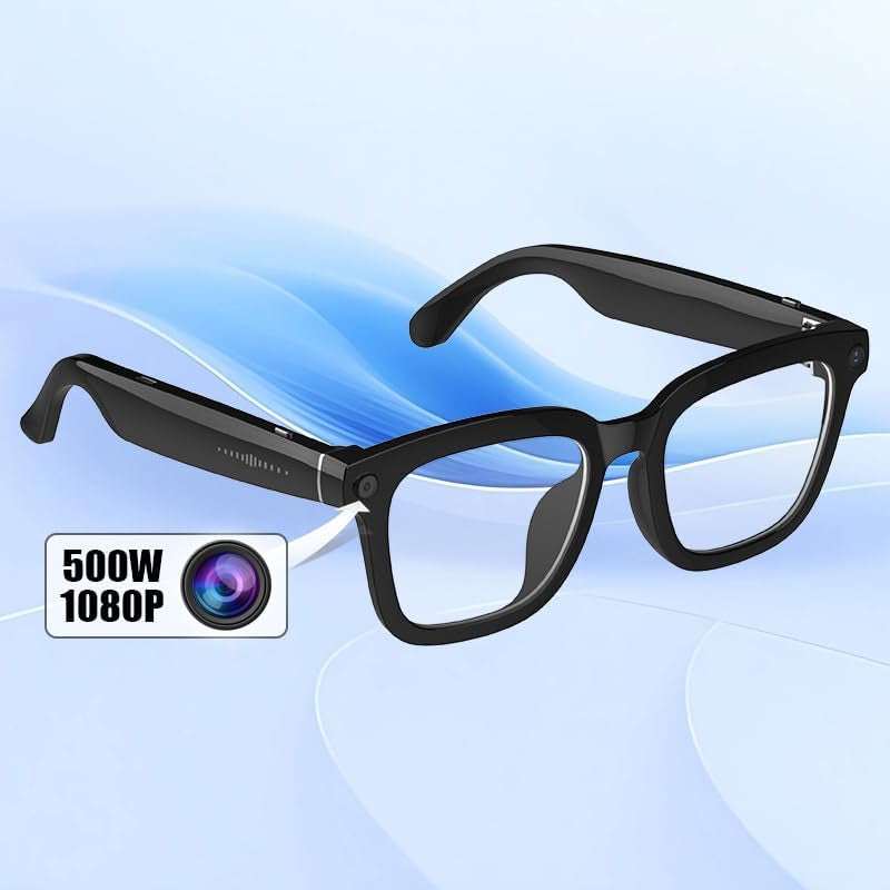 Lentes con cámara inteligente con IA: grabación de vídeo y toma de fotografías en HD 1080P