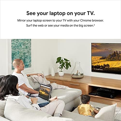 Chromecast - Dispositivo de transmisión con cable HDMI - Transmite programas, música, fotos y deportes desde tu teléfono a tu televisor, incluye funda y paño de limpieza (versión japonesa) - Compatible con EE. UU.